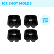 4 Ice Shot Molds (16 shots)